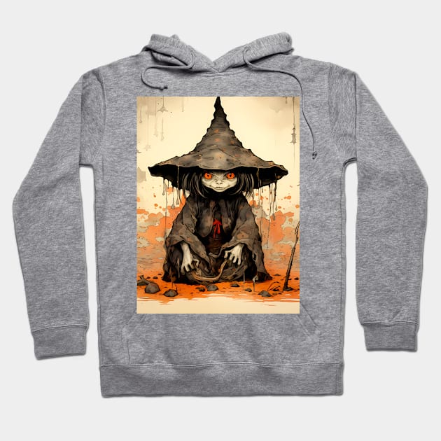 Halloween Apprentice: The Little Goblin Witch Hoodie by Puff Sumo